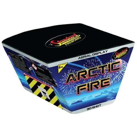 Standard Arctic Fire 30 Shot Roman Candle Cake