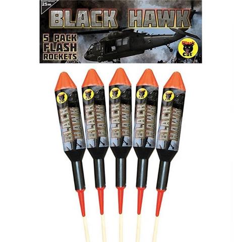 Standard Black Hawk Rockets (Pack Of 5)