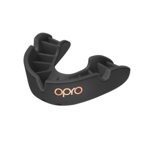OPRO Bronze Self-Fit Mouthguard (Black)