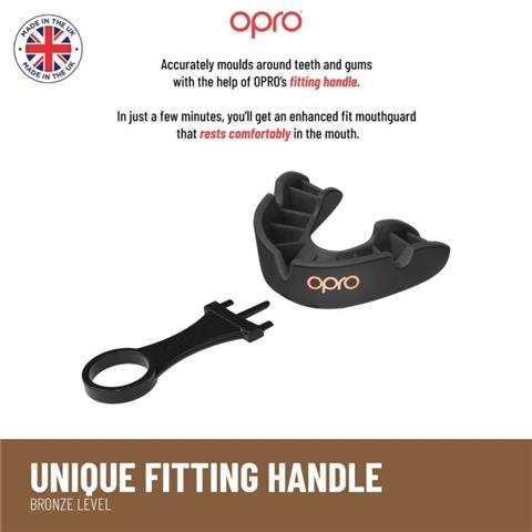 OPRO Bronze Self-Fit Mouthguard (Blue)