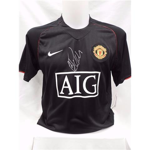 Manchester United  Away Shirt Signed by Cristiano Ronaldo 2007/08
