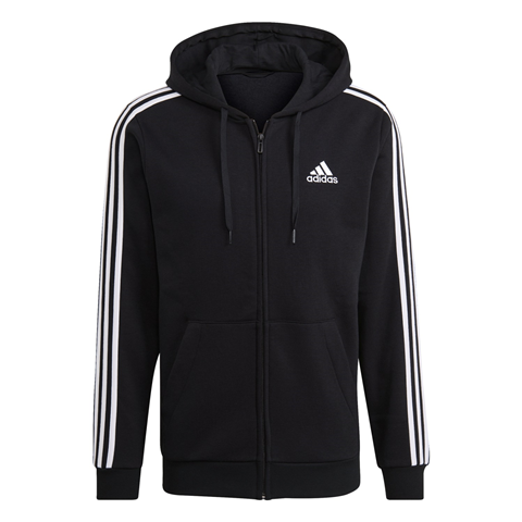 Adidas Ess 3 Stripes Fleece Full Zip Hoodie GK9051