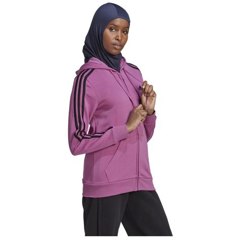 Adidas Ess 3 Stripes French Terry Full Zip Hood HL2061