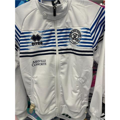 Queens Park Rangers Giubbino Wht/Royal/Blk Stripes FZ Jacket