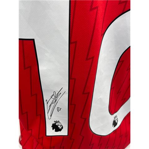 Arsenal Home Shirt Signed By Emile Smith Rowe 2023/24 - Stock Z105