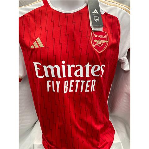 Arsenal Home Shirt Signed By Emile Smith Rowe 2023/24 - Stock Z105