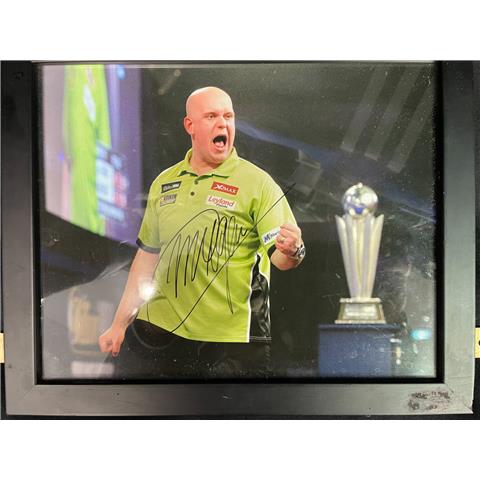 Michael van Gerwen Hand Signed Picture