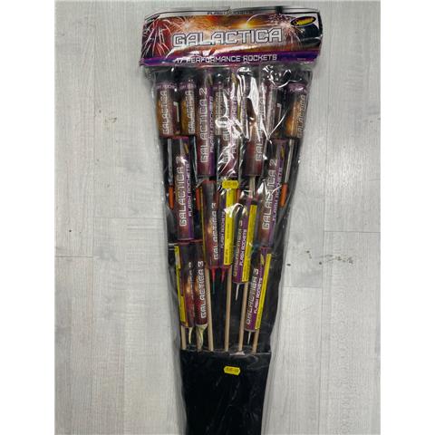 Standard Galactica Rockets (Pack Of 17)