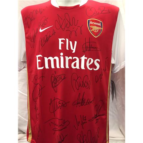 Arsenal Multi Signed Home Shirt - Stock A/2