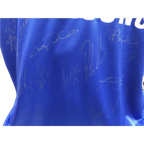 Chelsea Home Multi-Signed Shirt 2008/09 - 9 Signatures - Stock 78
