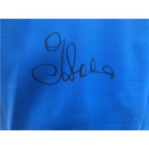 Italy Legend Gianfranco Zola Signed Shirt - Stock IGZ
