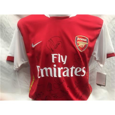Arsenal Home Multi-Signed Shirt 2006/07 -Stock A/13