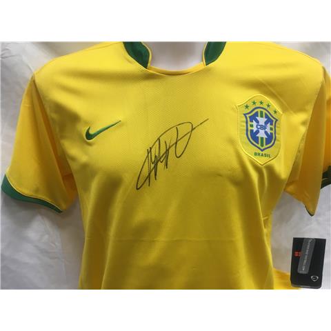 Brazil Home Shirt Signed By Former World Player Of The Year Kaka - Stock K/2