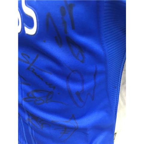 Chelsea Home Multi-Signed Shirt 2001/02 - 18 Signatures - Stock 41