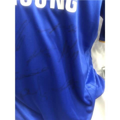 Chelsea Home Multi-Signed Shirt 2008/09 - 13 Signatures - Stock 70