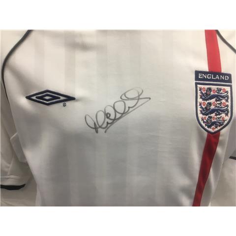 England Home Shirt 2003 Signed by Michael Owen - Stock M0/1