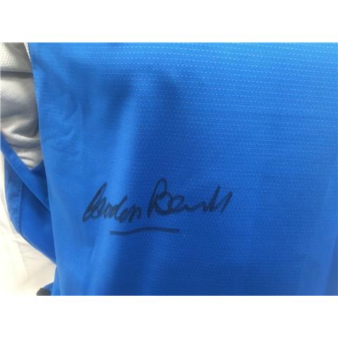 England Goalkeeper Shirt Signed By Gordon Banks 2004/05 - Stock GB/1