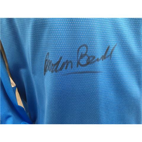 England Goalkeeper Shirt Signed By Gordon Banks 2004/05 - Stock GB/5