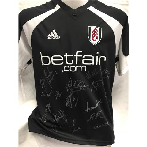 Fulham Away Multi-Signed Shirt 2002/03 - Stock 173