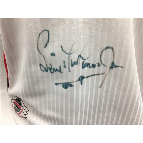 England Home Multi-Signed Shirt (The Liverpool Stars) - 3 Signatures - Stock 54