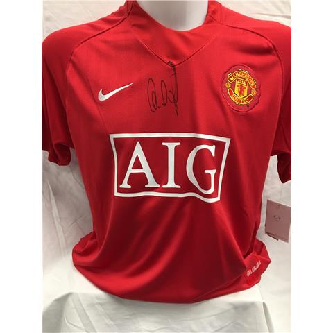 Manchester United Shirt 2008/09 Signed By Owen Hargreaves - Stock 87