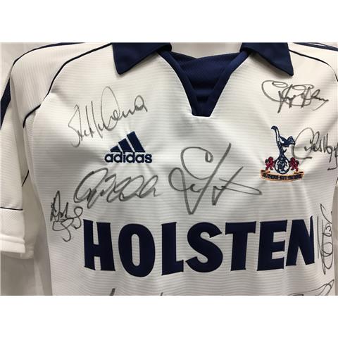 Spurs Home Multi-Signed Shirt November 2000 -18 Signatures - Stock 144