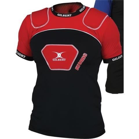 Gilbert Atomic V2 Junior Rugby Body Armour Red/Black