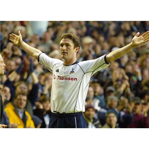 Spurs Away Multi-Signed Shirt 2003/2004 -18 Signatures - Stock 53