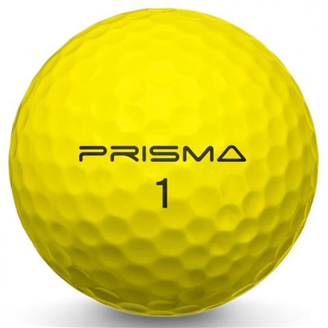 Masters Prisma Titanium Yellow Golf Balls (Box Of 12)