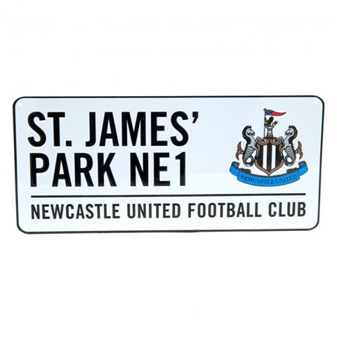 Newcastle United F.C Street Sign