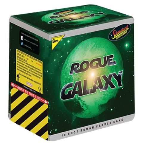 Standard Rogue Galaxy Roman Candle Cake 18 Shots