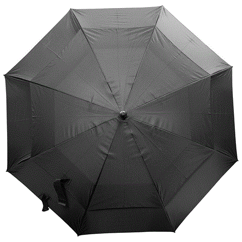 Longridge Dual Canopy Umbrella Black