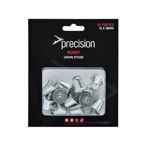 Precision Aluminium Rugby Union Studs (Set of 12)18 mm RGS017
