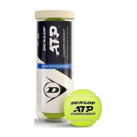 Dunlop ATP Championship Tennis Balls (Tube Of 3)