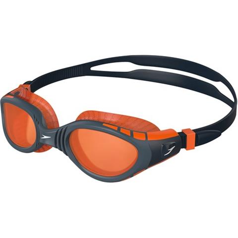 Speedo Futura Biofuse Flexiseal Goggles (Navy/Grey/Orange)