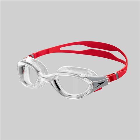 Speedo Biofuse 2.0 Adult Goggles (Clear/Red)