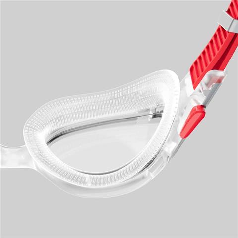 Speedo Biofuse 2.0 Adult Goggles (Clear/Red)