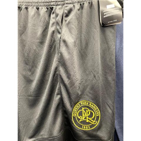 Queens Park Rangers Training Shorts (Black/Yellow)