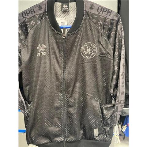Queens Park Rangers Mens Walkout Jacket Black/Silver 2024/25