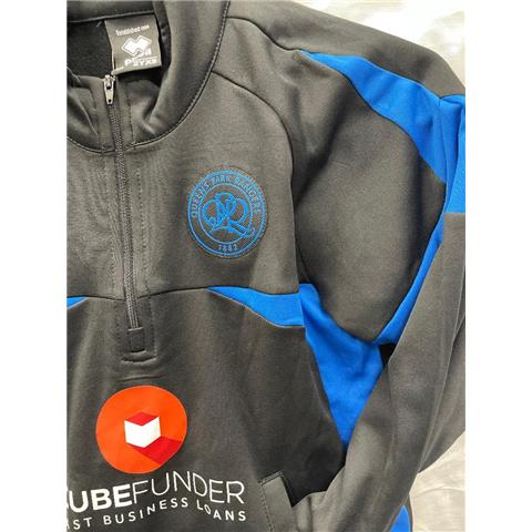 Queens Park Rangers Youth Black 1/4 Zip Jacket 2025/26