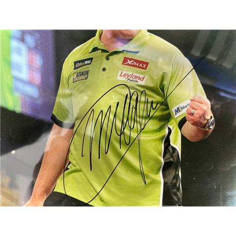 Michael van Gerwen Hand Signed Picture