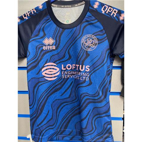 Queens Park Rangers Youth Warm Up Tee Navy/Pink 2024/25