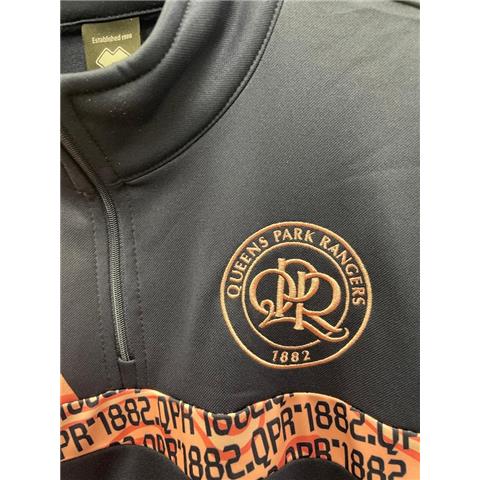 Queens Park Rangers Payton 1/4 Zip Navy/Pink Training Jacket 2024/25