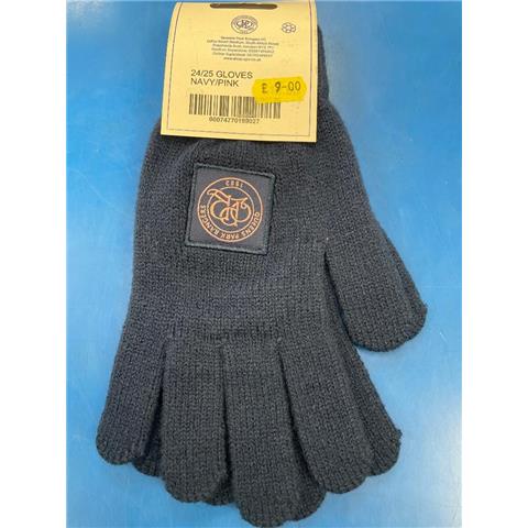 Queens Park Rangers Wool Gloves Navy/Pink