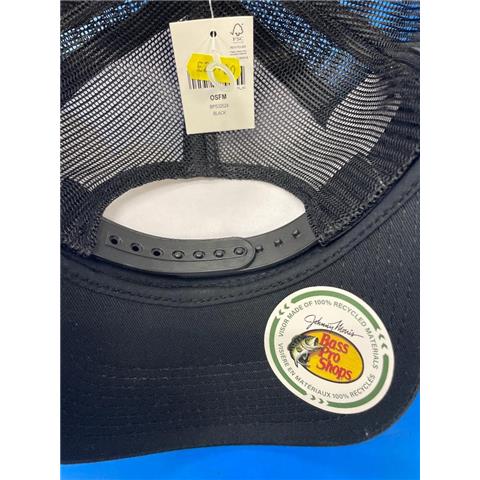 A1 Bass Pro Shops Adult Black/White Mesh Cap