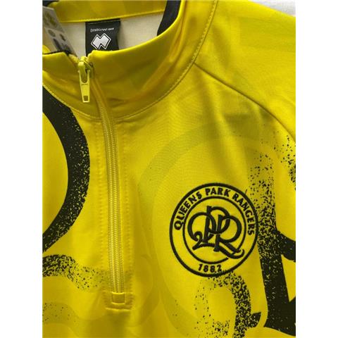 Queens Park Rangers Giubb Match Yellow/Black 1/4 Zip Jacket 2023/24