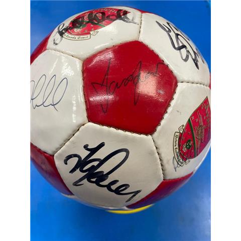 Arsenal F.C 1995/96 Multi Signed Hero Football - Stock Z118