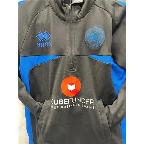 Queens Park Rangers Youth Black 1/4 Zip Jacket 2025/26