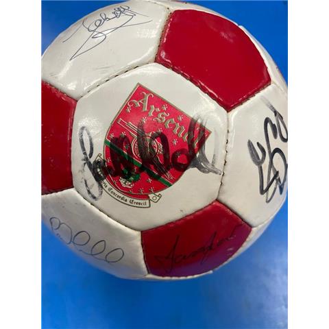 Arsenal F.C 1995/96 Multi Signed Hero Football - Stock Z118