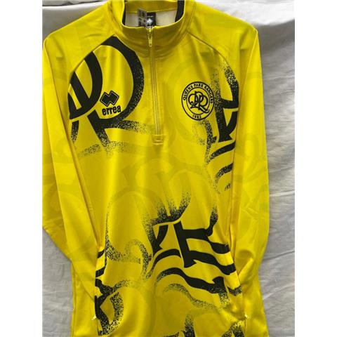 Queens Park Rangers Giubb Match Yellow/Black 1/4 Zip Jacket 2023/24